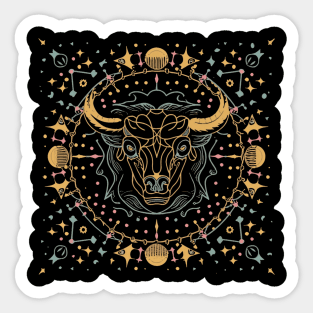 Taurus Astrology Star Sign Sticker